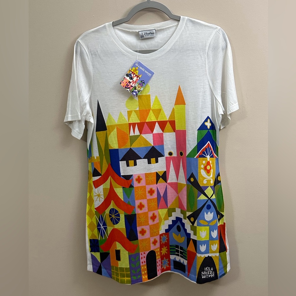 NWT Vintage, Rare, Disney It’s A Small World Mary Blair art shirt Sz XL